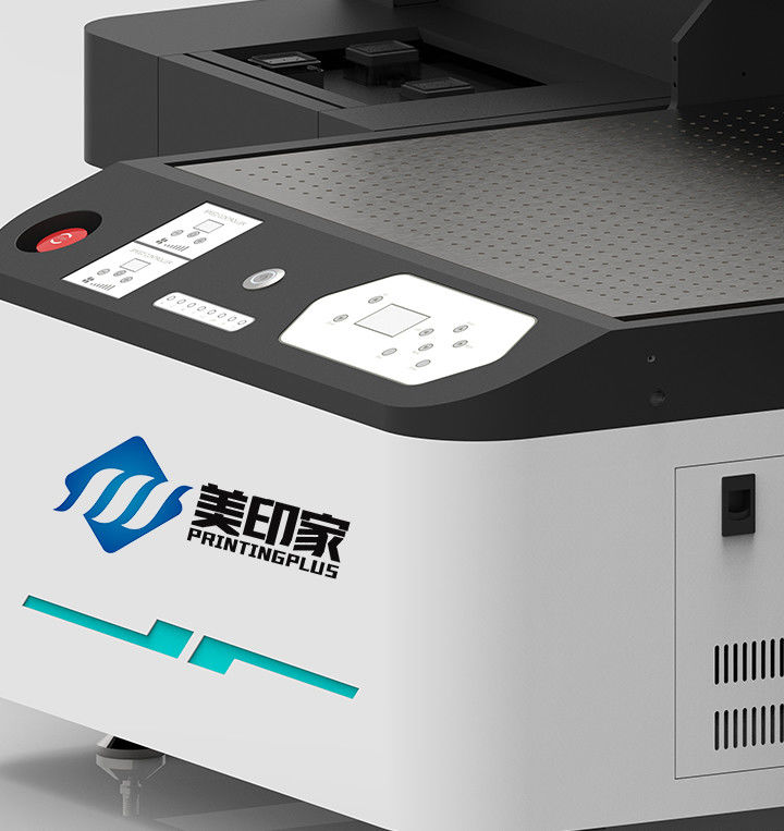 반짝이는 매트 및 텍스처 된 소재를위한 발크 잉크와 함께 UV 잉크젯 평면 프린터