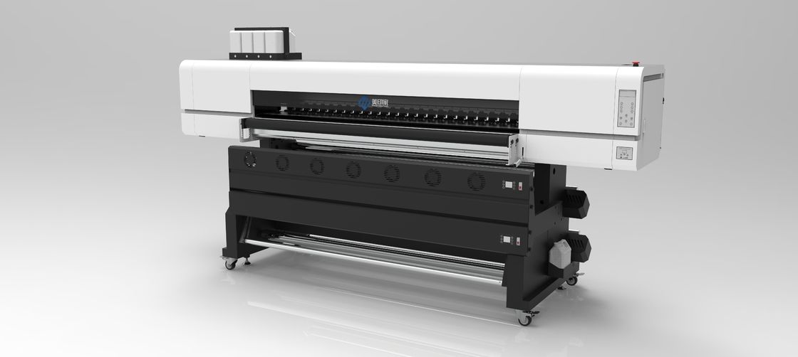 산업용 염료 수비 잉크젯 프린터 L2985xW928xH1573mm 인쇄 속도 4 패스 35m2/시간 6 패스:25m2/시간 8 패스:16m2/시간